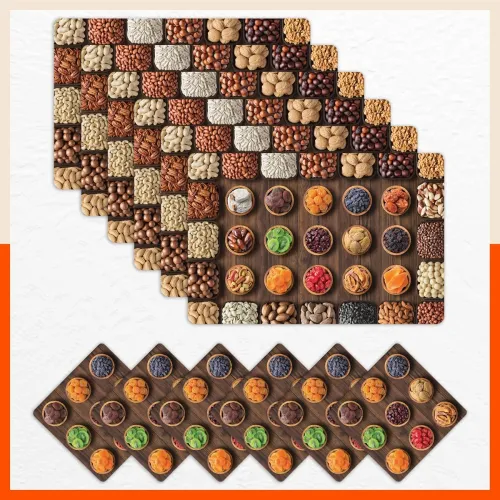 Image of Bathla PVC Table Mats Set – 6 