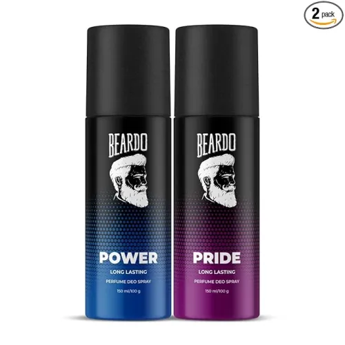 Image of Beardo Power & Pride Perfume Body Spray 150ml x 2 