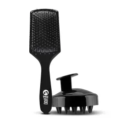 Beardo Detangling Hair Brush & Scalp Massager for Men | Hair comb (Set of 2)