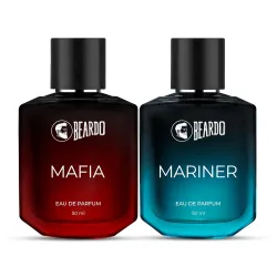 Beardo Mariner Perfume & Mafia Parfume Perfume For Men (50Ml X Pack Of 2) | Long Lasting Perfume | Date Night Perfume Fo