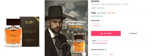 Image of BEARDO Men Eau De Parfum - 100 ml