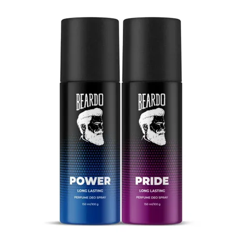 Image of Beardo Power & Pride Perfume Body Spray 150ml x 2 (Set of 2)