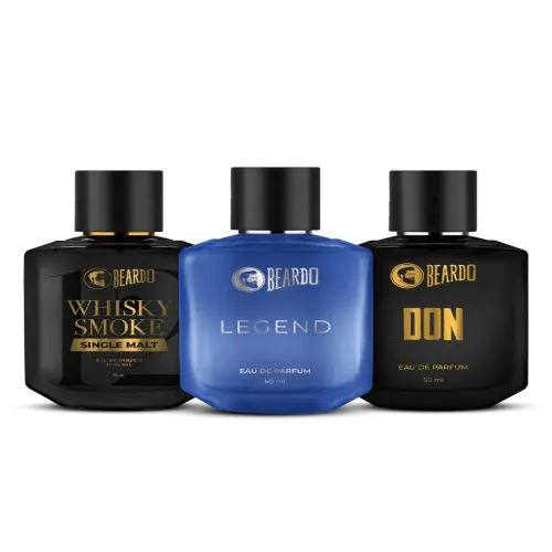 Image of BEARDO Set of 3 Eau de Parfum Whisky Smoke Single Malt + Don + Legend - 50ml each