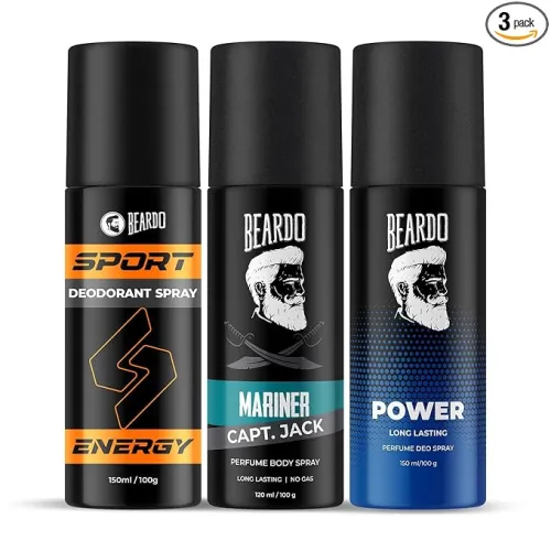 Image of BEARDO Sport Energy Deodorant Spray 150ml (Set of 3)
