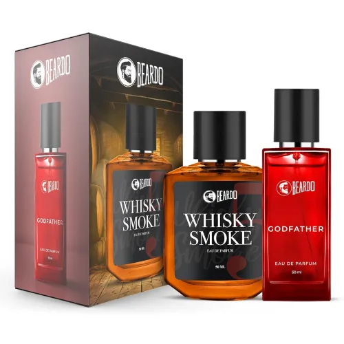 Image of BEARDO Whisky Smoke & Godfather Perfume Combo (50ml x2)