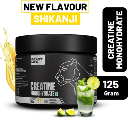 Image of BeastLife Super Micronized Creatine Monohydrate (125 g, Shikanji)