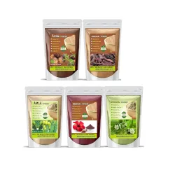 Beautoherb Amla Reetha Shikakai Bhringraj Hibiscus Hair Powder