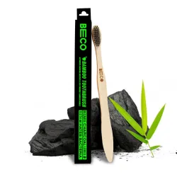 Beco Bamboo Charcoal Toothbrush Eco-Friendly