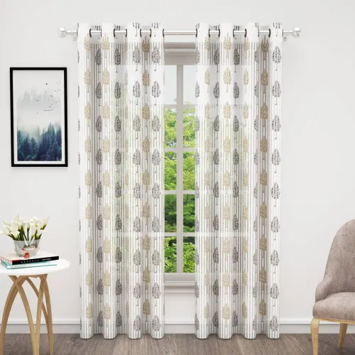 Image of Bedspun Polyester Door Curtain (Pack Of 2)