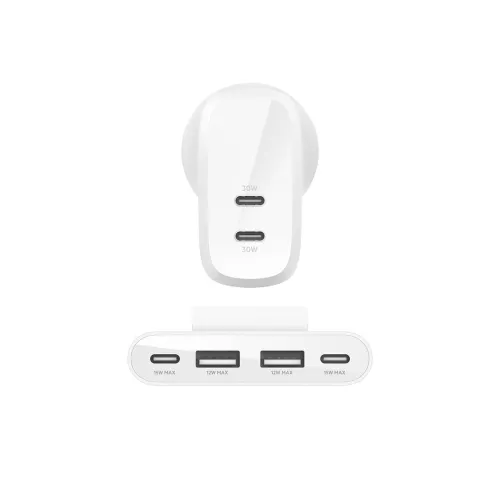 Image of Belkin 60W Dual USB-C PPS Fast Charging Wall Charger