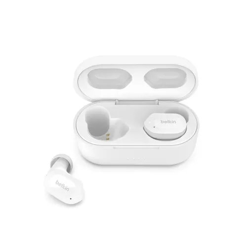 Image of Belkin SOUNDFORM Play True Wireless Earbuds (White)