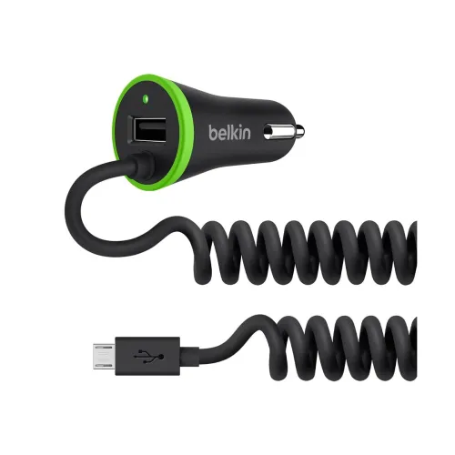 Image of Belkin USB-A with Coiled Micro USB Cable