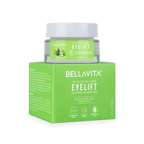 Image of Bella Vita Organic EyeLift Hydrating Natural Under Eye Cream Gel for Dark Circles