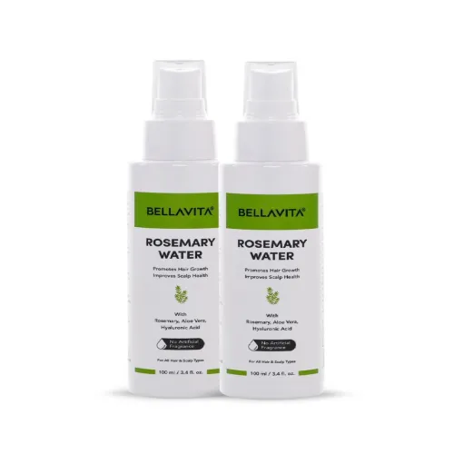 Image of Bella Vita Organic Set of 2 Rosemary Water with Aloe Vera & Hyaluronic Acid - 100ml Each