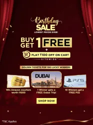 BELLAVITA Birthday Sale Offer: Buy 1 Get 1 FREE + Extra Flat ₹100 Off on Payment Page + FREE Gift