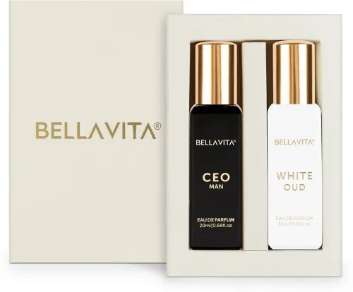 Image of Bellavita CEO MAN & WHITE OUD perfume combo (20 ml)