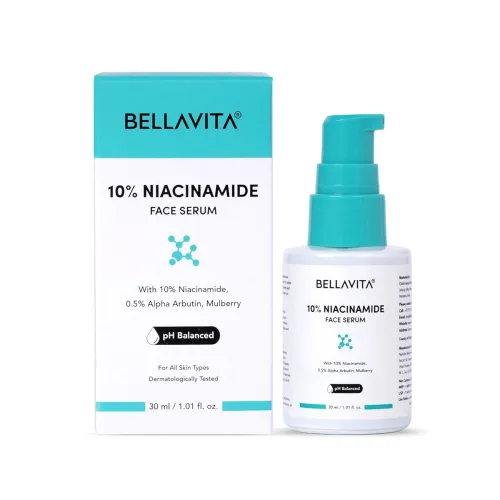 Image of BELLAVITA Niacinamide Face Serum Brightening Formula For Men and Women 30ml