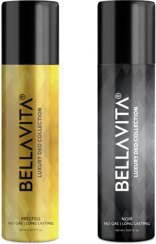 Image of Bellavita Noir & Prestige Deo Parfum Combo 2x150ml