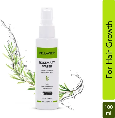 Image of BELLAVITA Rosemary Water for Hair Regrowth| Strengthens Hair|For All Hair Types,Mist Spray (100 ml)