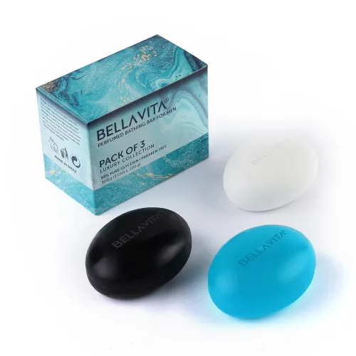 Image of BELLAVITA Perfume Bathing Soap Bar for Men 3 x 100Gm