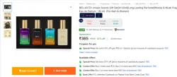BELLAVITA Unisex Scents Gift Set 4 20ml Long Lasting Perfume (For Women & men)