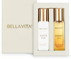 Bellavita White Oud & Honey Oud Perfume Combo, 20ml x 2