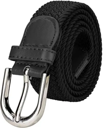 Image of BELTLY Women Casual Black Fabric Belt