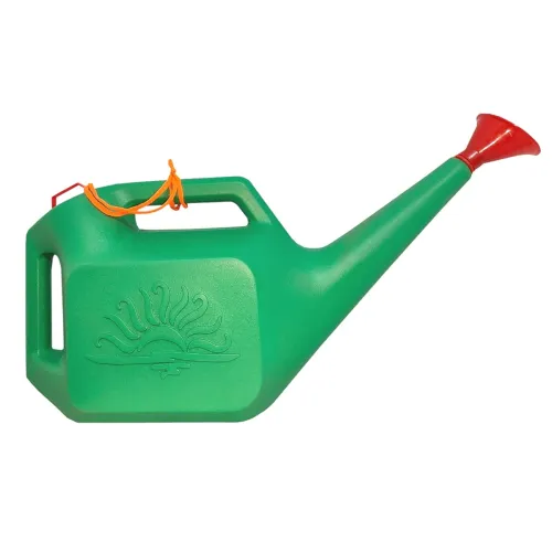 Image of BENAVJI Watering Can (5L) Plastic Green Water Can with Sprayer for Plants Garden Indoor Outdoor Watering Shower
