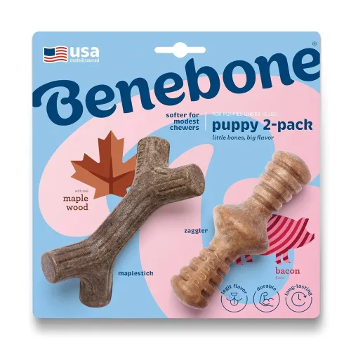 Image of Benebone Puppy Maplestick – Soft Chew Toy