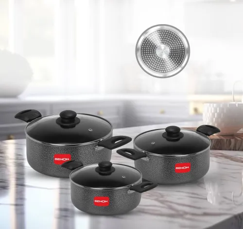 Image of Benon Granite Coated Casserole Set