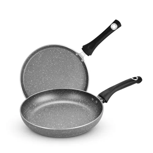 Image of BERGNER Aluminium Bellini Marble Non Stick Cookware Set 2Pc-Dosa Tawa 28Cm