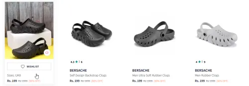 Image of Bersache Flip Flops Flat 90% Discount