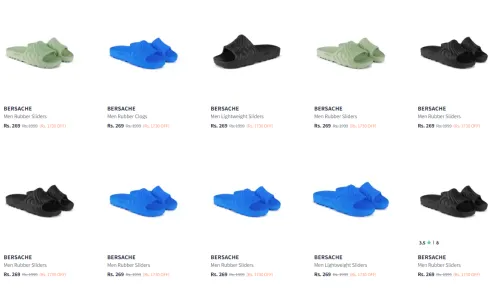 Image of Bersache Flip Flops starting @ ₹269