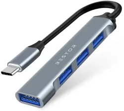 Bestor C 4-in-1 USB Hub Adapter for MacBook