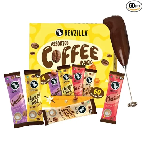 Image of Bevzilla 60 Coffee Sachets + Frother Kit