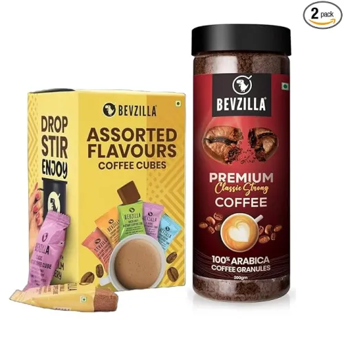 Image of Bevzilla Coffee Combo (200g Jar + 10 Cubes)