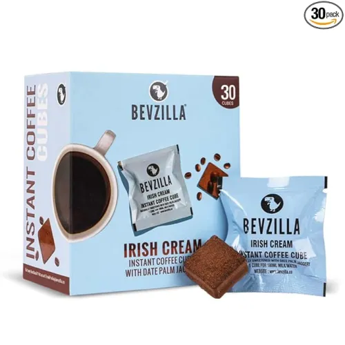 Image of Bevzilla Irish Cream Instant Coffee Cubes (Pack of 30)