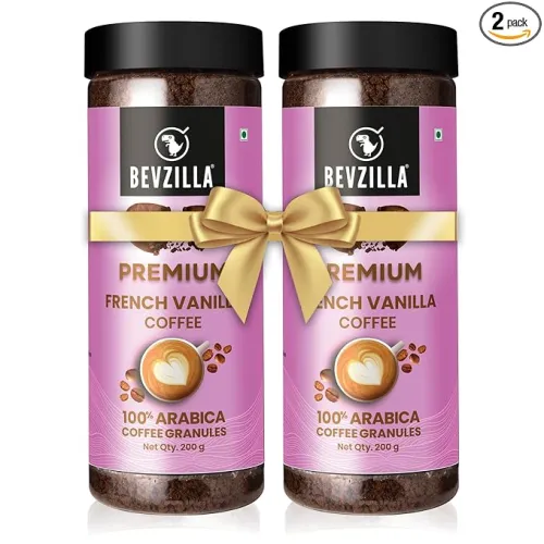 Image of Bevzilla Vanilla Instant Coffee 400g (Pack of 2)