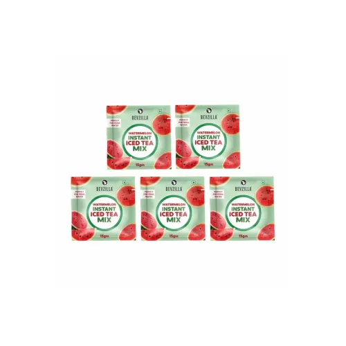 Image of Bevzilla Watermelon Instant Iced Tea Mix – Pack of 15(15gm Each) |