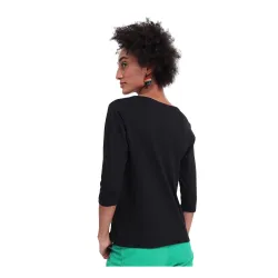 Bewakoof Womens Solid Cotton T-Shirt