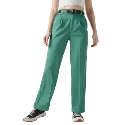 Bewakoof Womens Solid Regular Fit