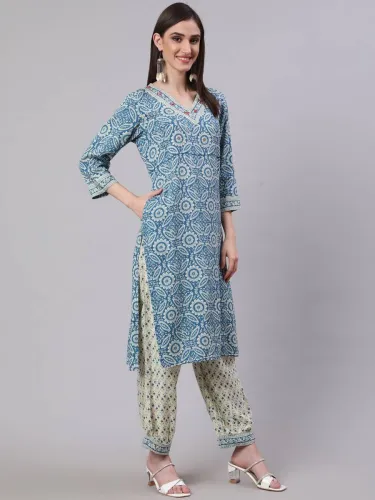 Image of Bhagyesh Fashion Viscose Rayon Kurta Pant Set