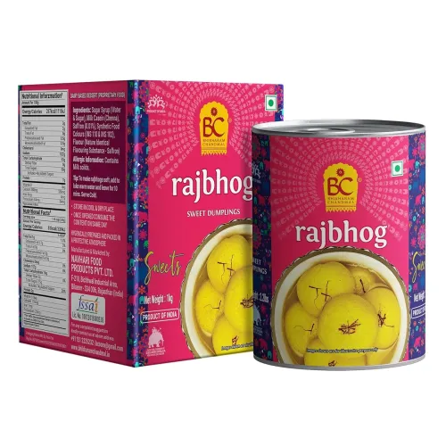 Image of Bhikharam Chandmal Rajbhog Tin Sweets 1KG