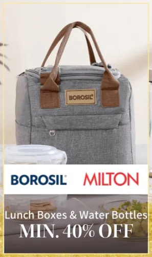 Image of Big Fashion Festival get Minimum 40% off on Top Lunchbox and Tiffin Brands Like MILTION, BROSIL