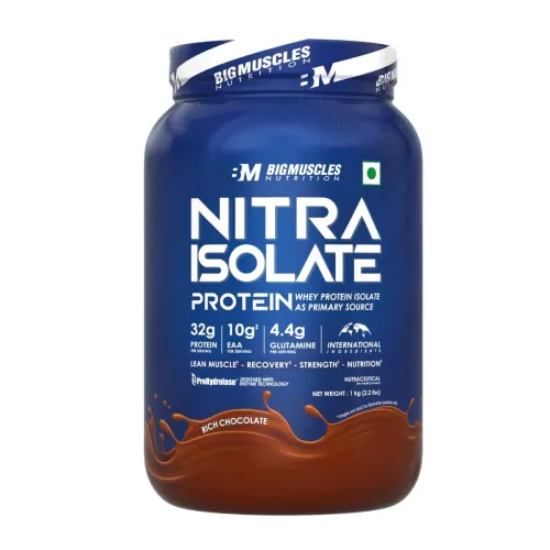 Image of Bigmuscles Nutrition Nitra Isolate 1kg Rich Chocolate 