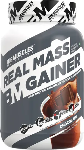 Image of BIGMUSCLES NUTRITION Real Mass Gainer 1.5kg