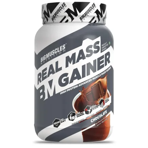 Image of Bigmuscles Nutrition Real Mass Gainer [ Rich Chocolate]
