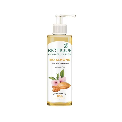 Image of Biotique Almond Oil Ultra Rich Body Wash 200ml