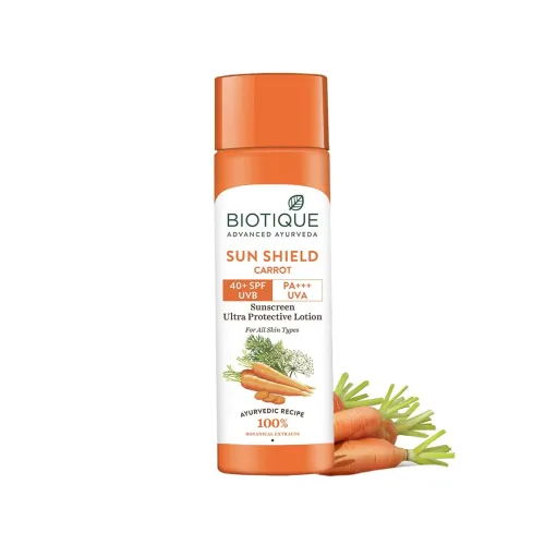 Image of Biotique Bio Carrot Face & Body Sun Lotion 190ml