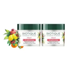 Biotique Fruit Brightening Depigmentation and Tan Removal Face Pack 75gm